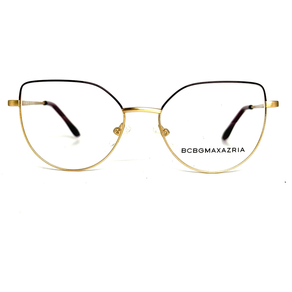 BCBG Max Azaria Purple Rose Gold 51mm‎ New Authentic Eyeglass Frame H13609